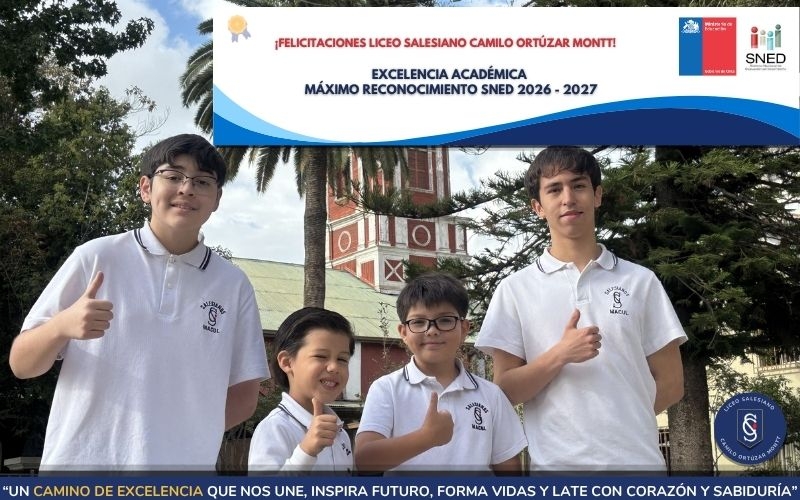Formando Buenos Cristianos y Honestos Ciudadanos: Reconocimiento Excelencia Académica COM SNED 2026 – 2027